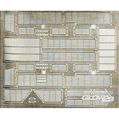 Photo-etched set slat armor for BTR-70 for ACE kits