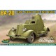 BA-20 light armored car,late prod. 