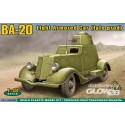 BA-20 light armored car,late prod. 