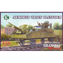 Armored train platform 