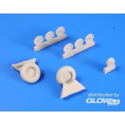 P-51D Mustang Wheels(Diamond and Hole Tr 