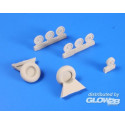 P-51D Mustang Wheels(Diamond and Hole Tr 
