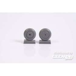 A6M5c-Mainwheels Set 1/32 f.Hasegawa kit 