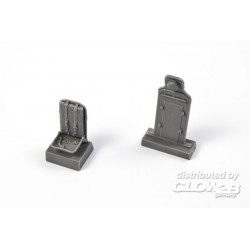 P-51D Mustang-Seat w. Belts+Armour Plate 