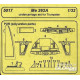 Me 262 A undercarriage set für Trumpeter-Bausatz