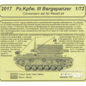 Pz.Kpfw. III Bergepanzer conversion set für Revell Bausatz