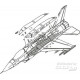 F-16C Conformal Fuel Tank armament für Academy Bausatz