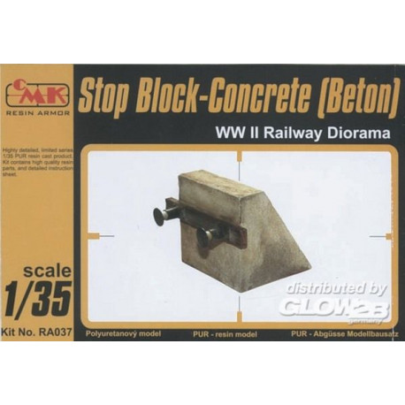 Stop Block-Concrete (Beton) WW II Railway Diorama