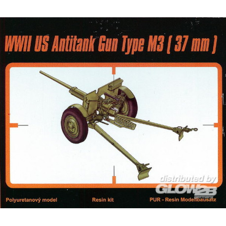 M3 US 37mm Anti tank gun 