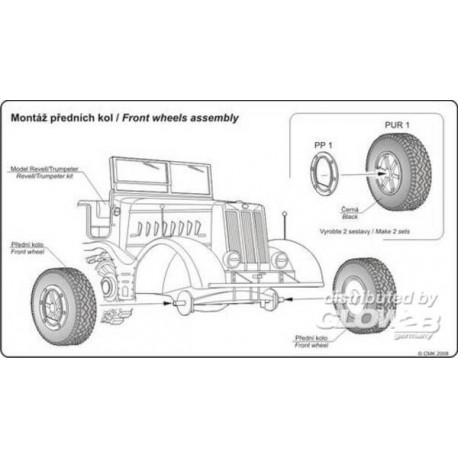 Sd.Kfz. 9 Famo wheels 