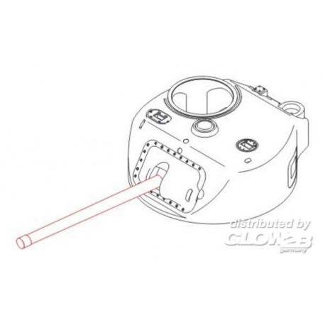M4A1 Sherman Metal barret 75mm 