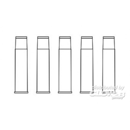 M4A1 Sherman Cartridge case 75mm (5pcs) 