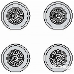 He 177A wheels für MPM-Bausatz