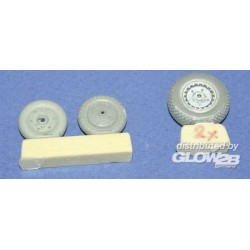 Me 262A/B Wheels für Tamiya-Bausatz