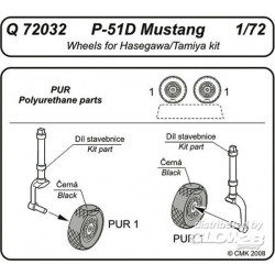 P-51D Mustang wheels 