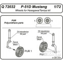 P-51D Mustang wheels 