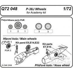 P-38J Lightning wheels für Academy Bausatz