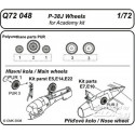 P-38J Lightning wheels für Academy Bausatz