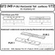 P-38J Lightning Tail horizontal surfaces für Academy Bausatz