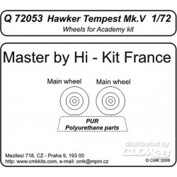 Hawker Tempest Mk. V Wheels für Academy Bausatz