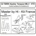 Hawker Tempest Mk. V Control Surfaces für Academy Bausatz