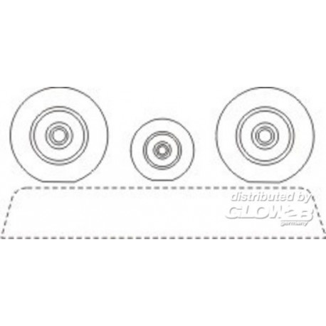Mig-15 Wheels Für Tamiya und Trumpeter Bausatz