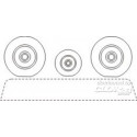 Mig-15 Wheels Für Tamiya und Trumpeter Bausatz