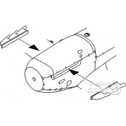 Spitfire Mk.I/Early Mk.V Exhaust Stubs for Tamiya kit