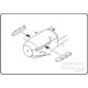 Spitfire Mk.V Fishtail Exhaust Stubs for Hasegawa/Tamiya /Special Hobby kit