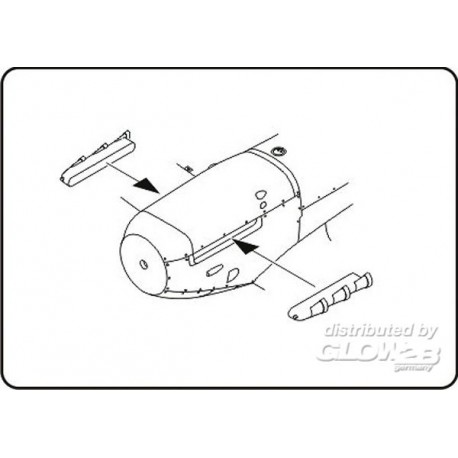 Spitfire Mk.V Fishtail Exhaust Stubs for Hasegawa/Tamiya /Special Hobby kit