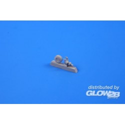 Mosquito Tail wheel strut (incl. wheel) 
