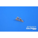 Mosquito Tail wheel strut (incl. wheel) 