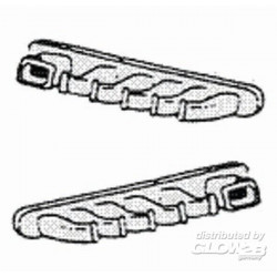 Il-2m3 exhausts für Accurate/Eduar/Italeri-Bausatz