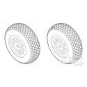 P-51D Mustang Wheels Cross Tread Pattern 