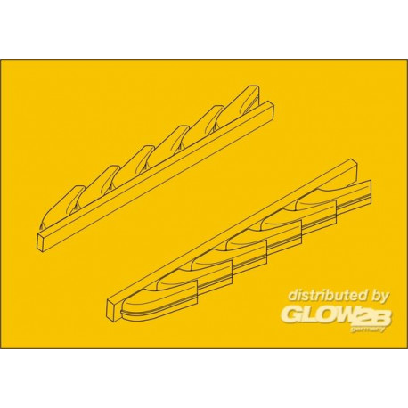 Messerschmitt Bf 109 exhausts 