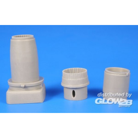 Mirage F.1-1/72 Afterburner Unit a.Engin Nozzle