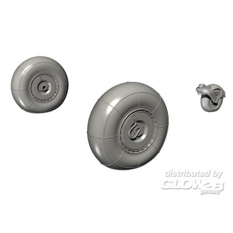 Junkers Ju-88A-4 a.Later/C-6/G-Late Main and Tail Wheels