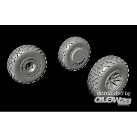 P-40 Wheels-Cross Tread f.Special Hobby 