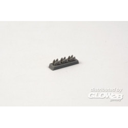 P-40E Exhausts for Special Hobby kit 