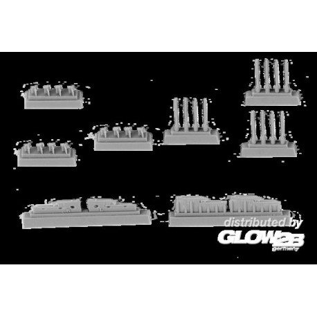 IAF Fouga Magister (a.othed planes)-IMI 80mm unguided rockets 