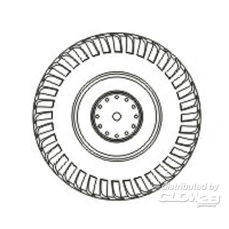 IDF Hummer wheels set for Tamiya/Academy kit