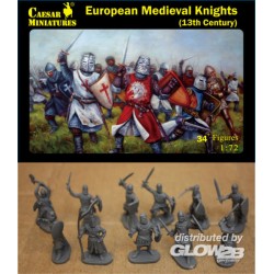 European Medieval Knights, 13th Century 