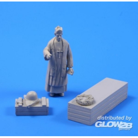 Military Chaplain + Coffin & Chaplet 