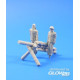 Jap.Army dummy soldiers+howitzer WWII 