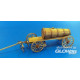 Hay wagon with wooden tank 