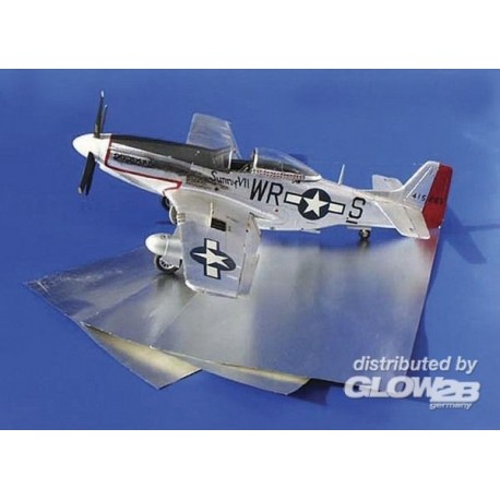 Alufolie 2 Stück Aluminium-Folie selbsthaftend/ Adhesiv.