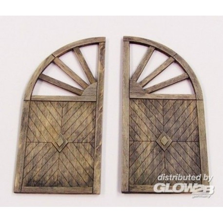 Wooden gate - round 