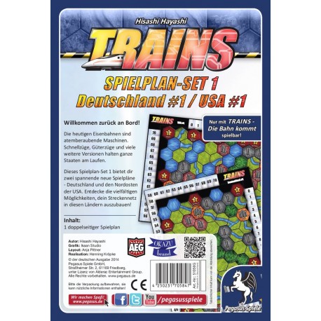 Trains - Spielplan-Set nr1