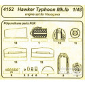 Hawker Typhoon Mk.Ib Motor Set für Hasegawa-Bausatz