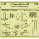 I-16 typ 10 Exterior für Eduard Bausatz.